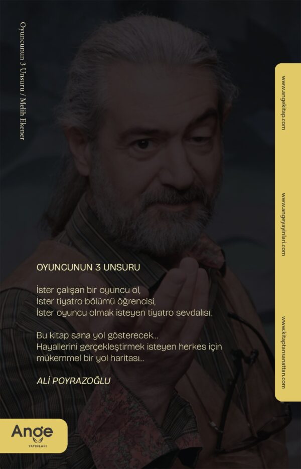 Oyuncunun 3 Unsuru - Melih Ekener - Görsel 2